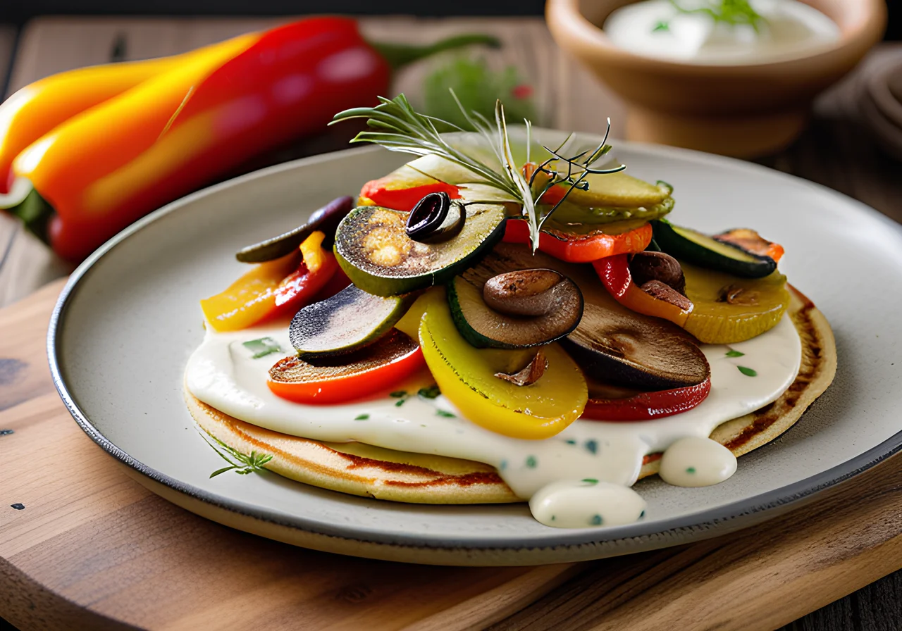 Mediterranean-Filled Pancakes