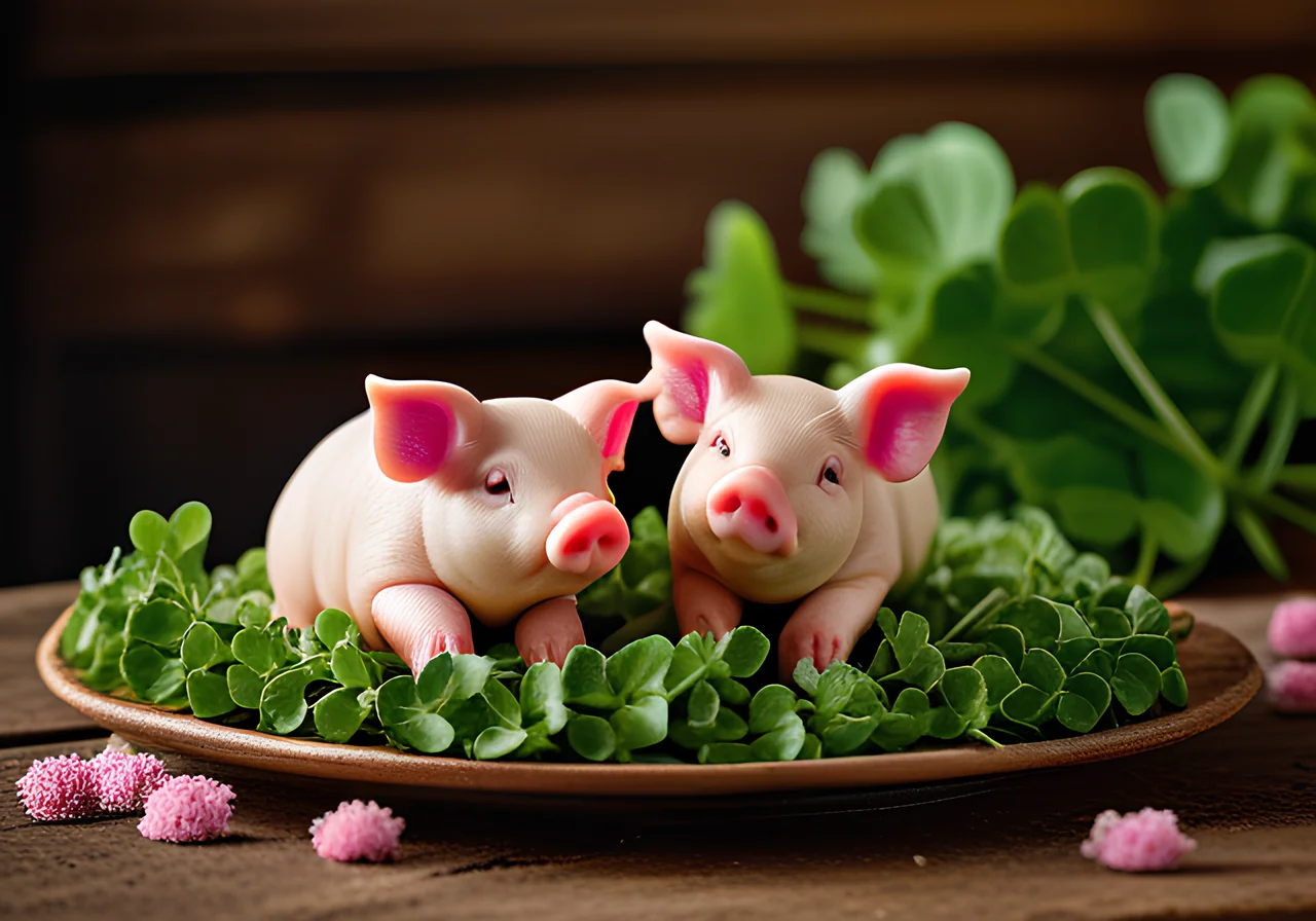 Marzipan Piglets