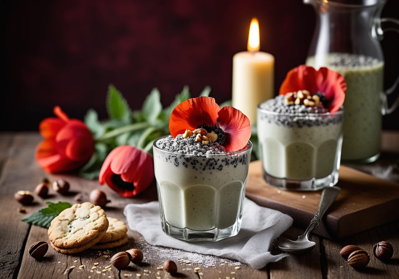 Christmas Poppy Seed Cream
