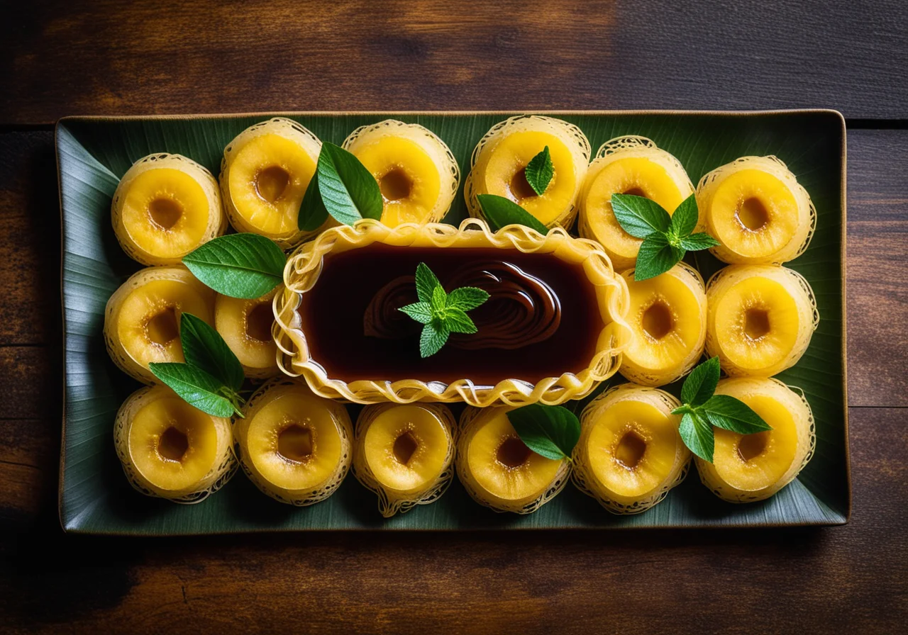 Fried Bananas in Rice Paper