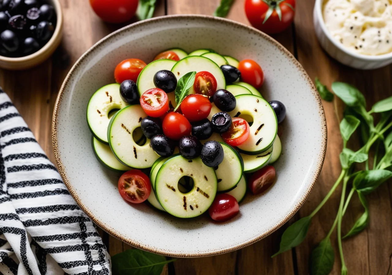Mediterranean Zucchini Salad