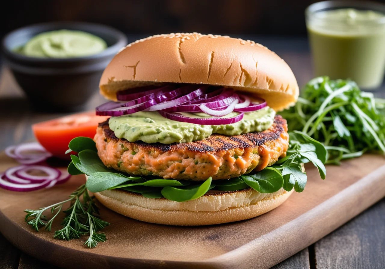 Salmon Burger