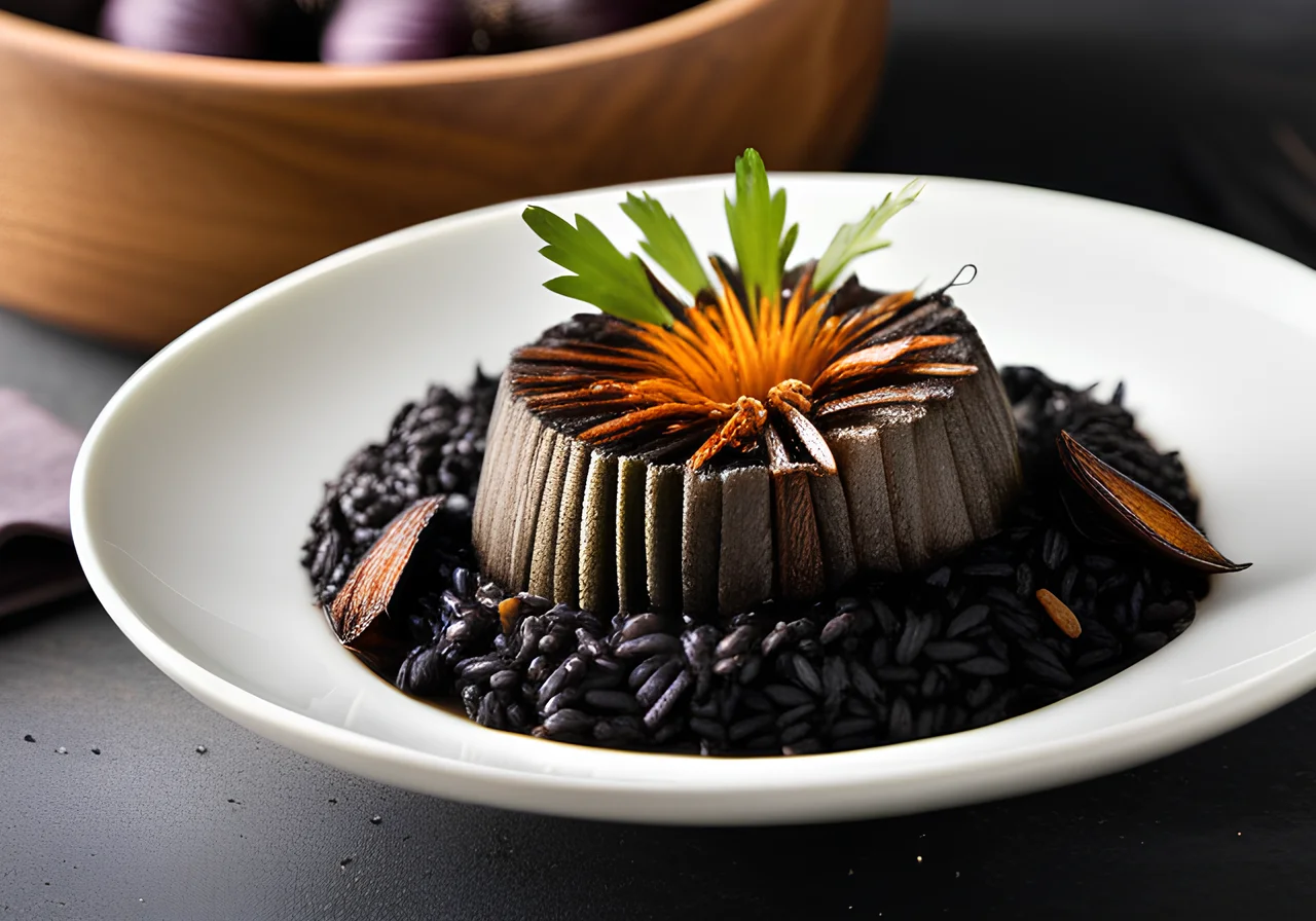 Vegan Black Salsify Risotto