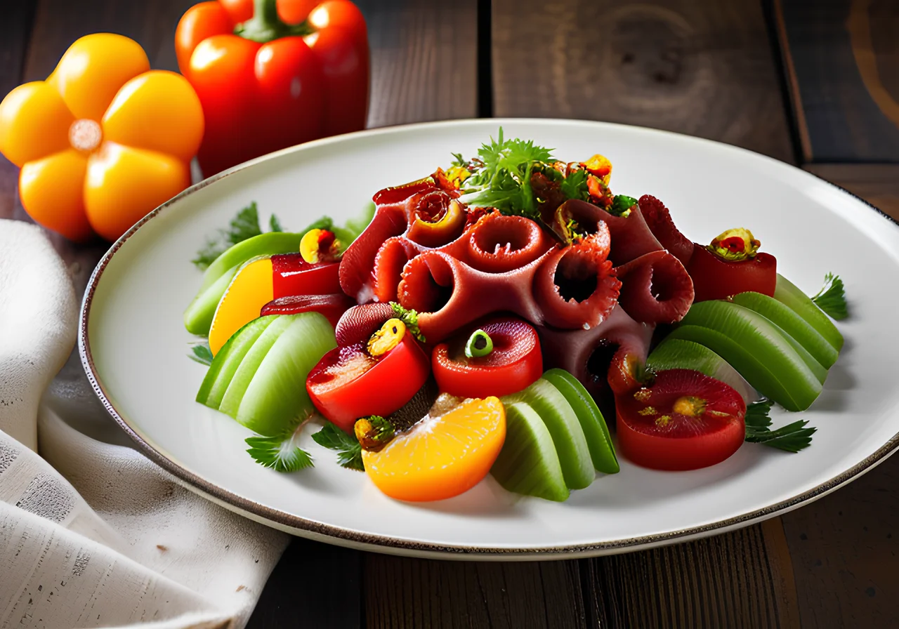 Spicy Octopus Vegetable Salad