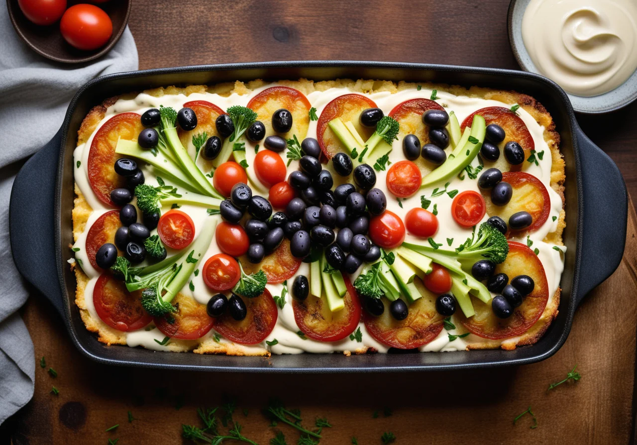 Mediterranean Potato Casserole