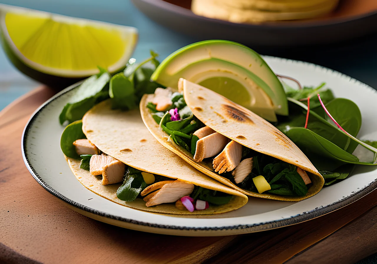 Chicken Filled Tortillas