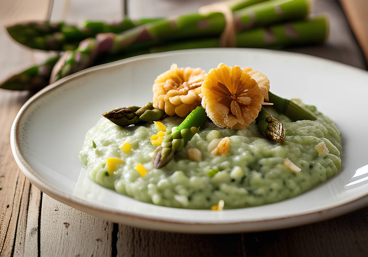 Risotto with Green Asparagus