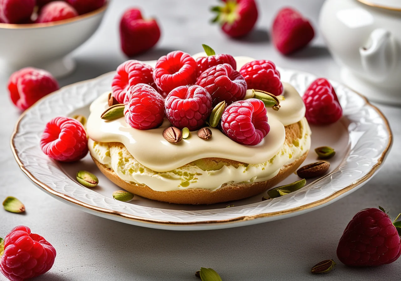 Small Pavlovas with Berries