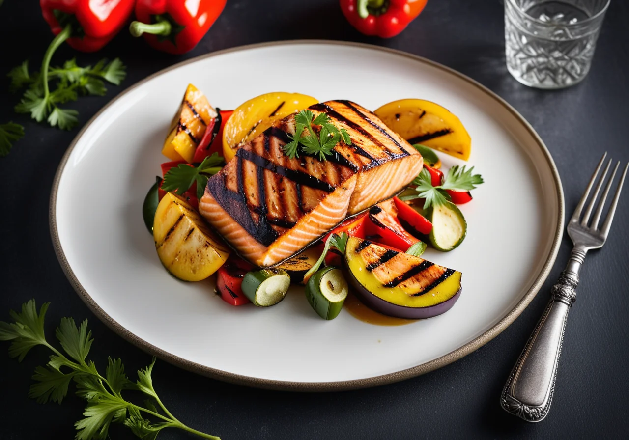 Salmon with Vegetables