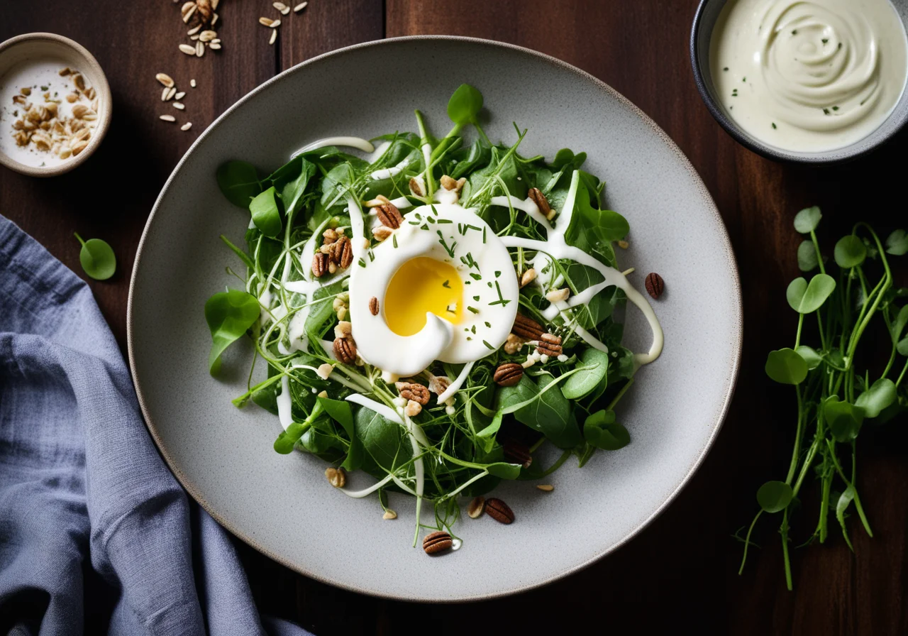 Chicory Salad with Yogurt Dressing