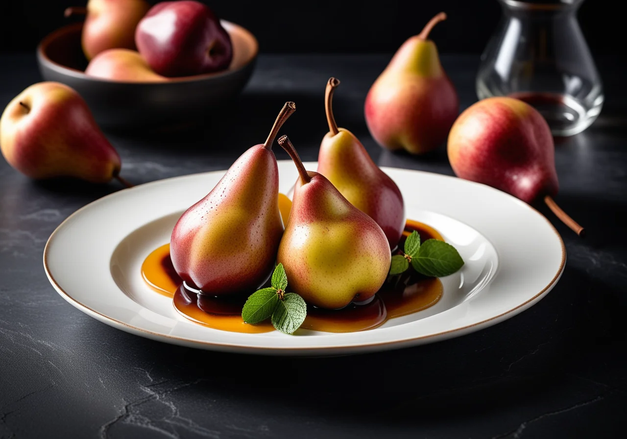 Poached Pears