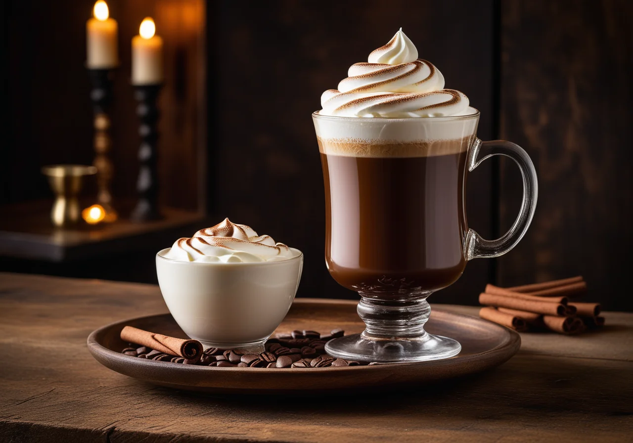 Irish Coffee with Whisky