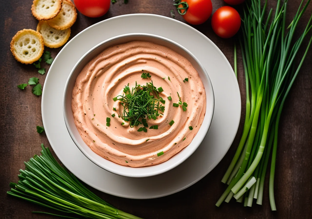 Spring Onion Tomato Dip