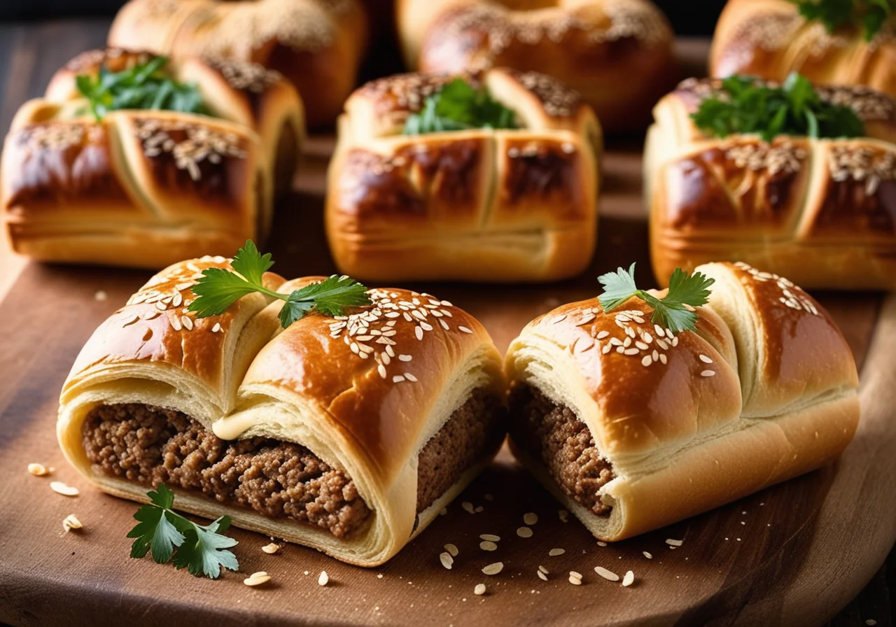 Sesame Sausage Rolls