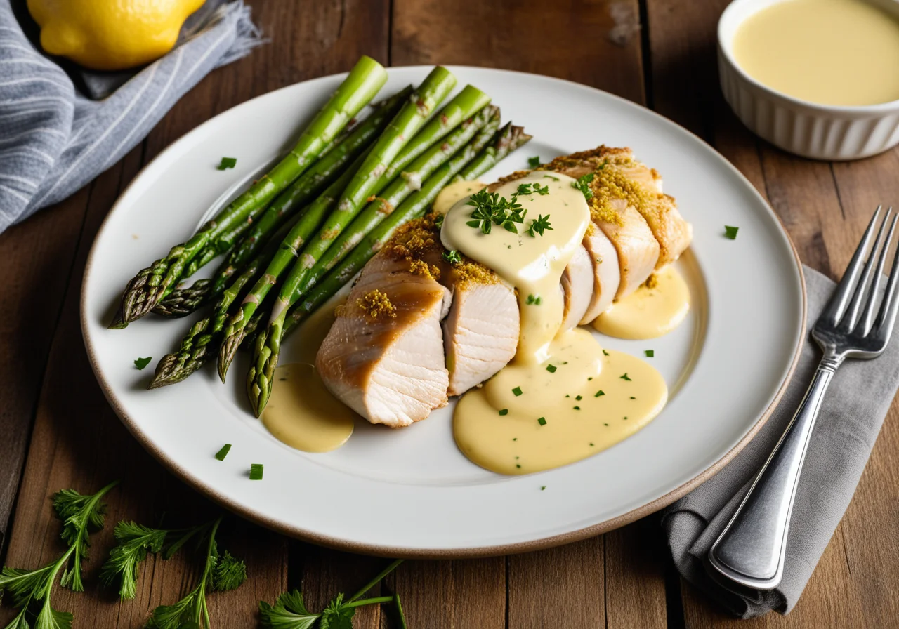 Mustard‑Stuffed Chicken Breast Fillet