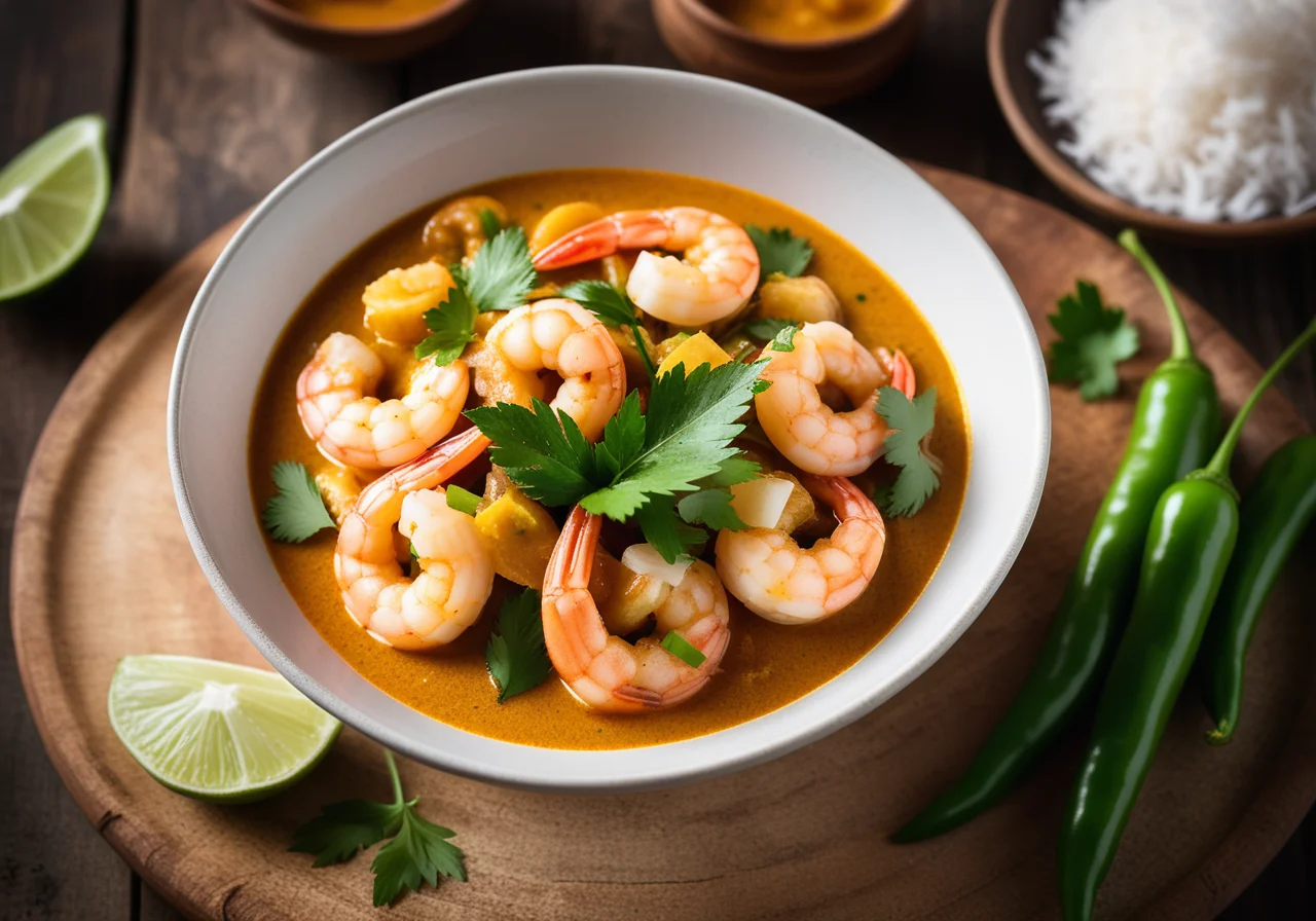 Sour Spicy Shrimp Curry