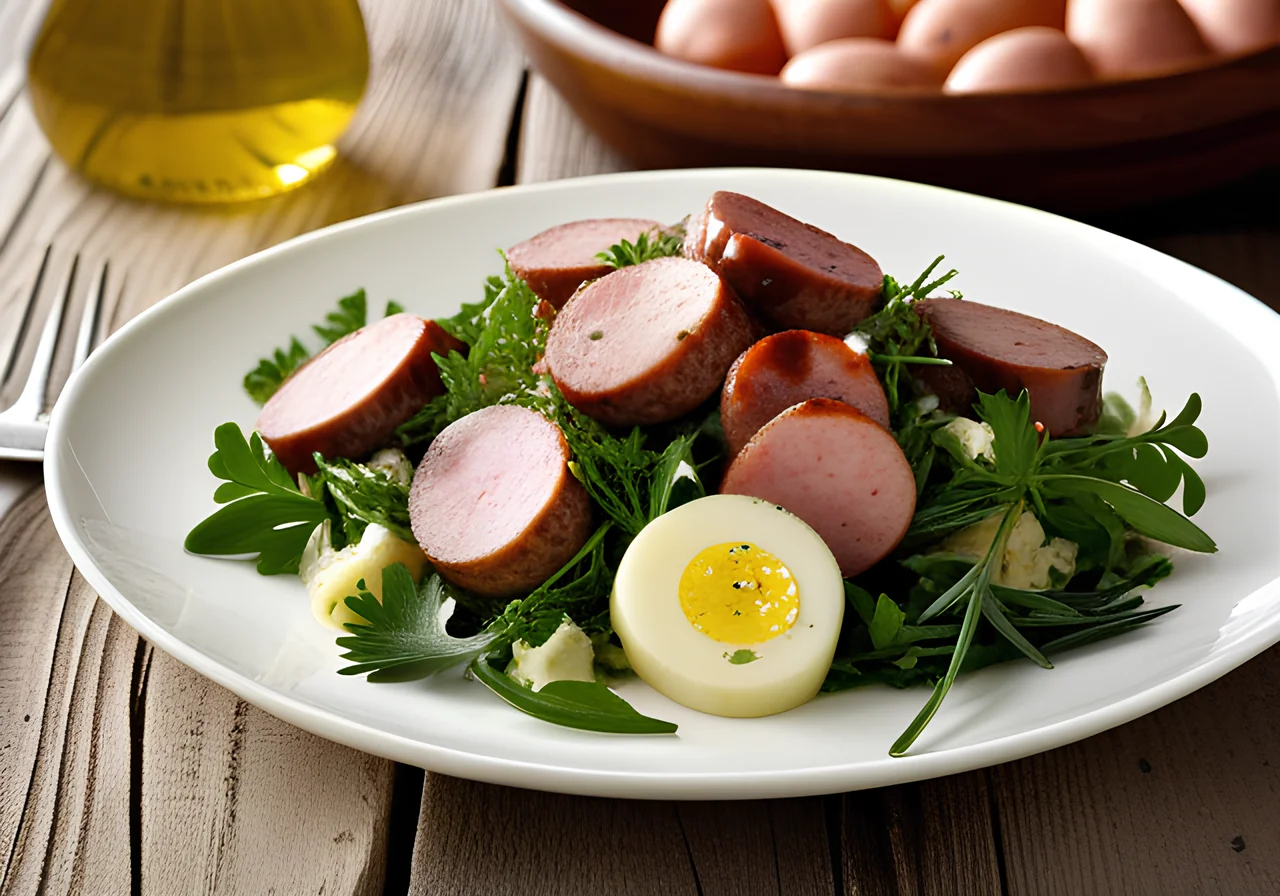 Potato Salad with Field Greens