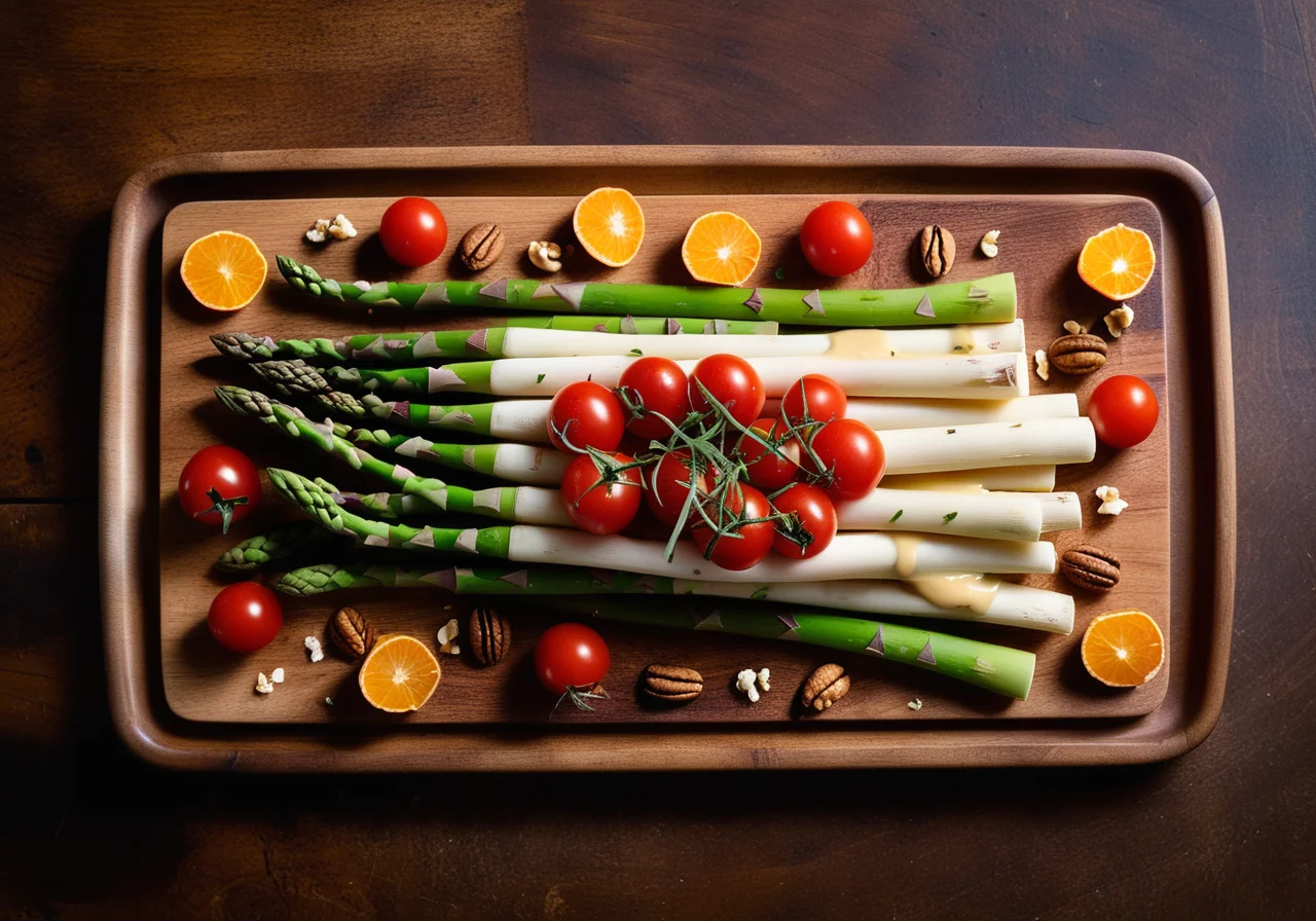 Asparagus with Three Sauces