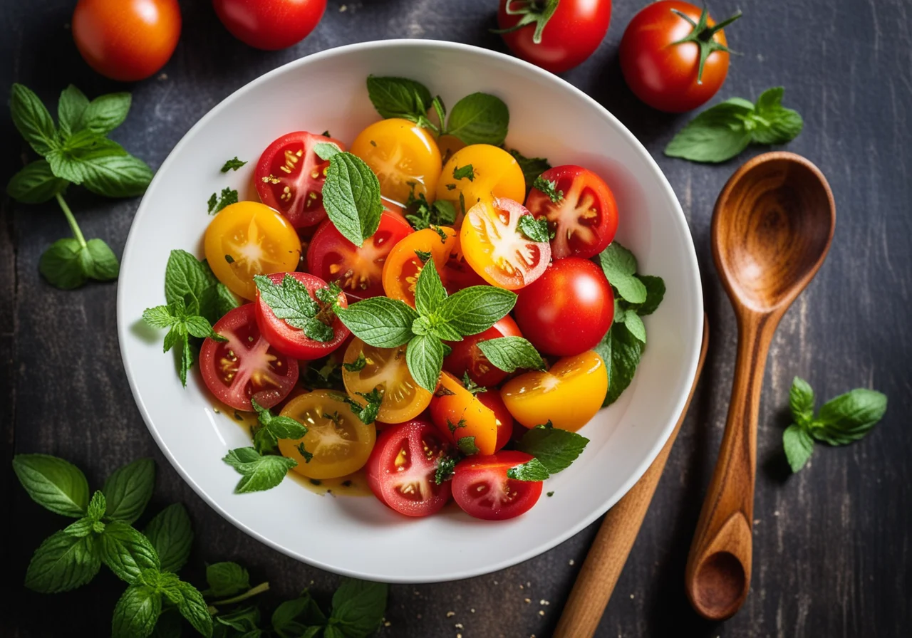 Tomato Mint Salad