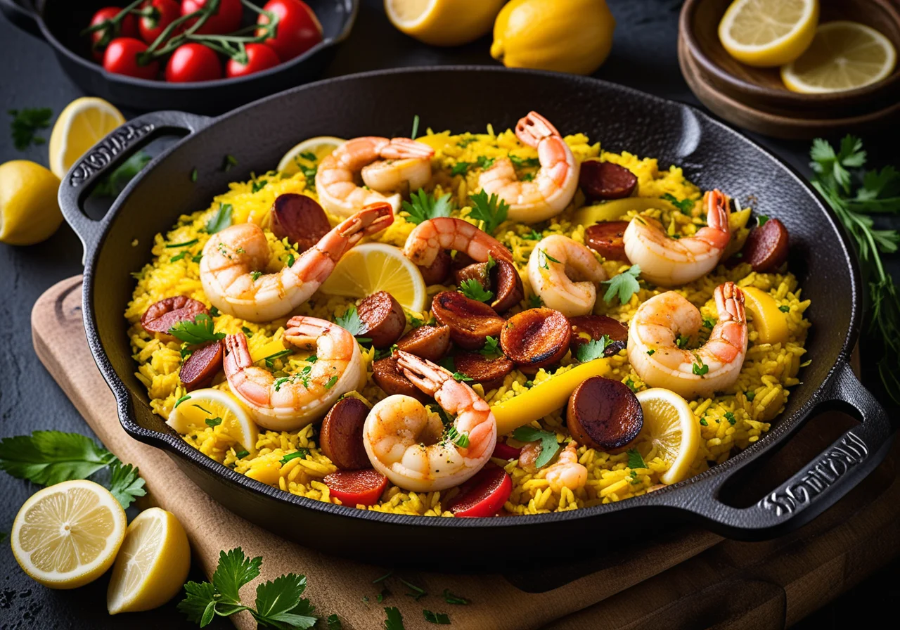 Spanish-Style Rice Skillet (Paella)