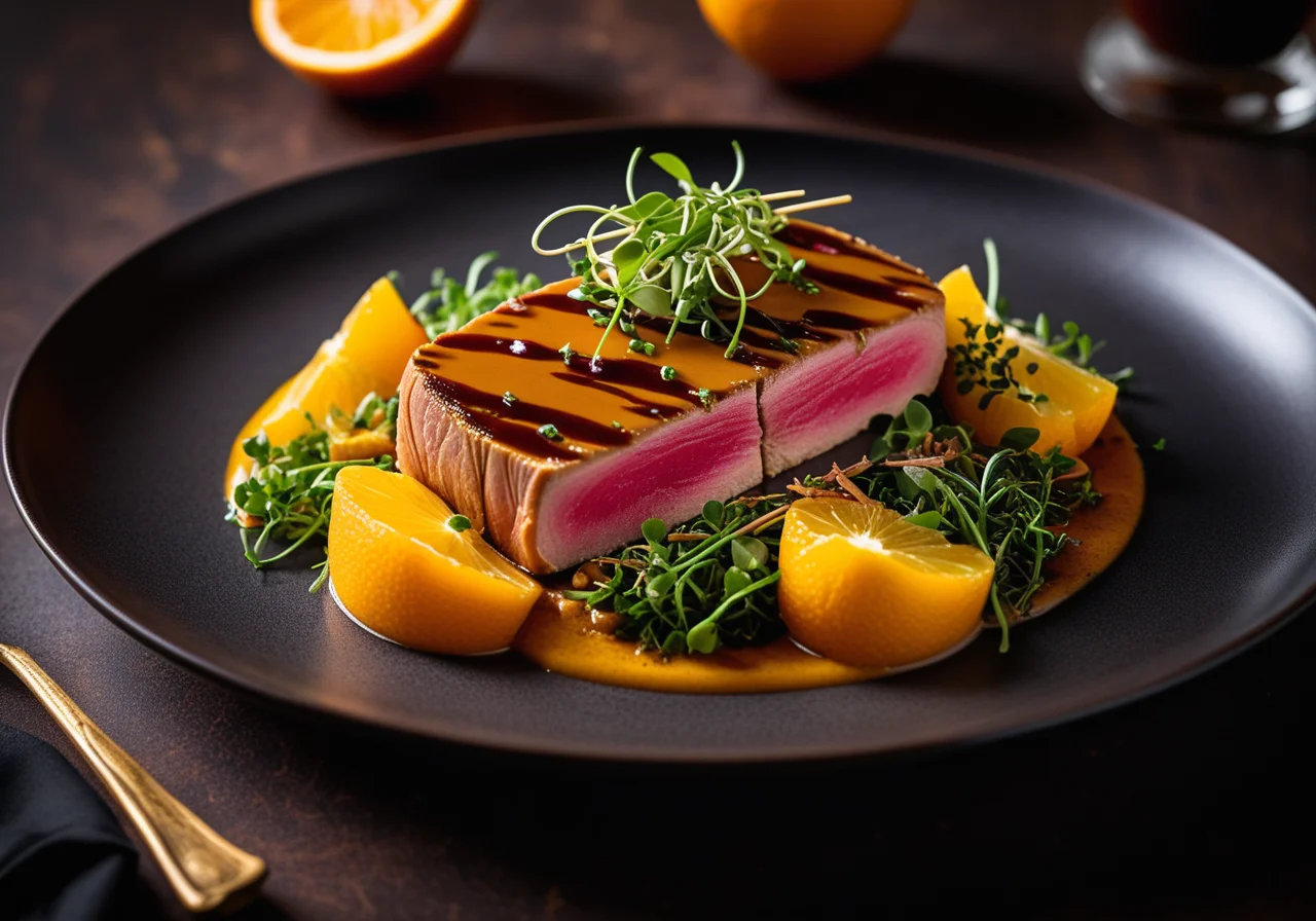 Orange Tuna in Curry Sauce