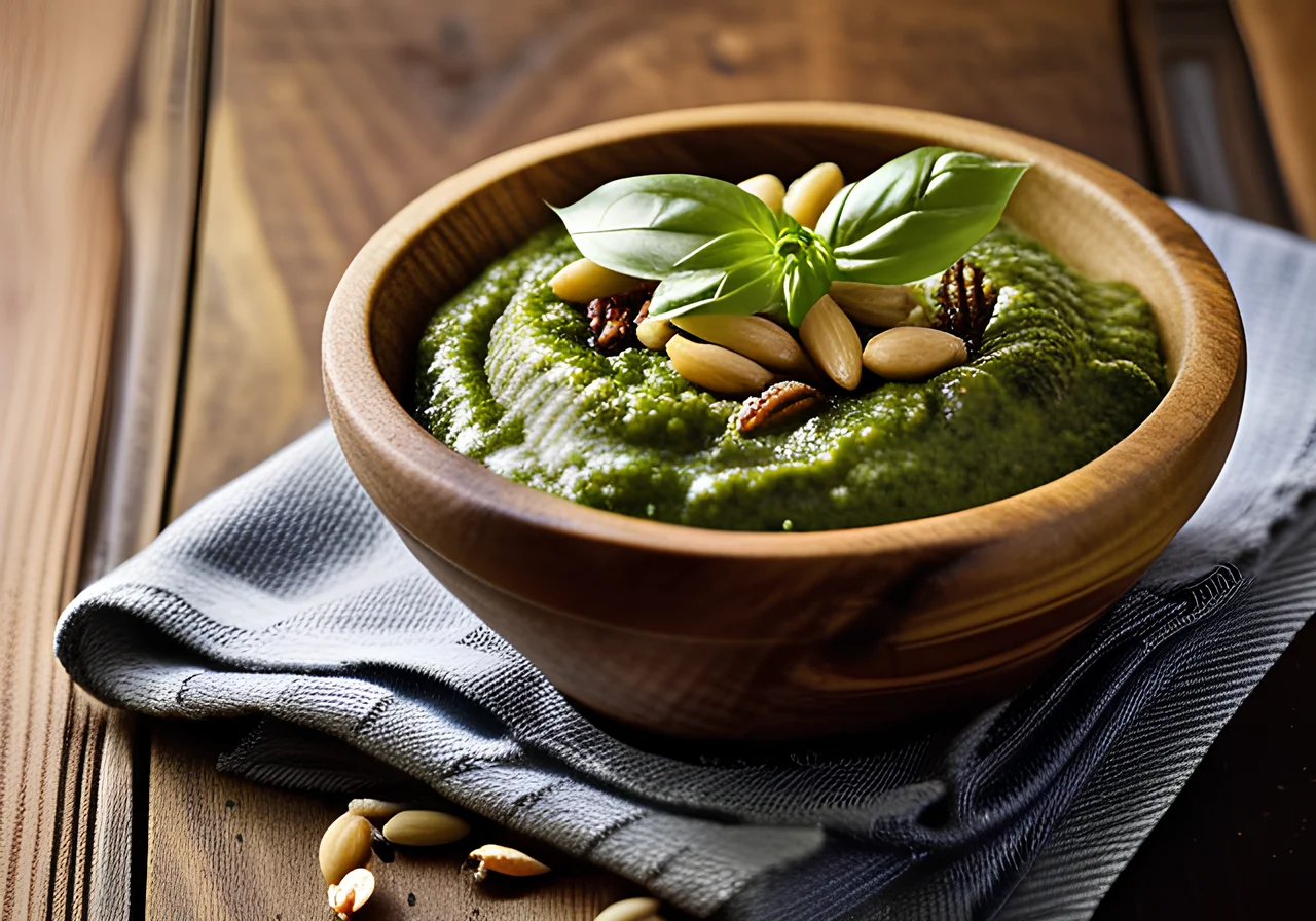 Basil Pesto Without a Mortar