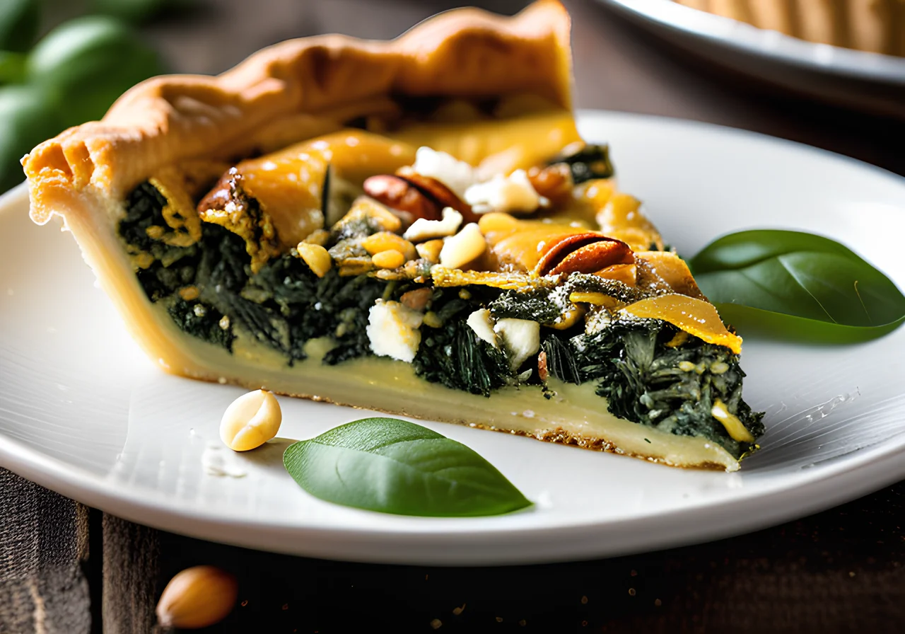 Feta Spinach Quiche