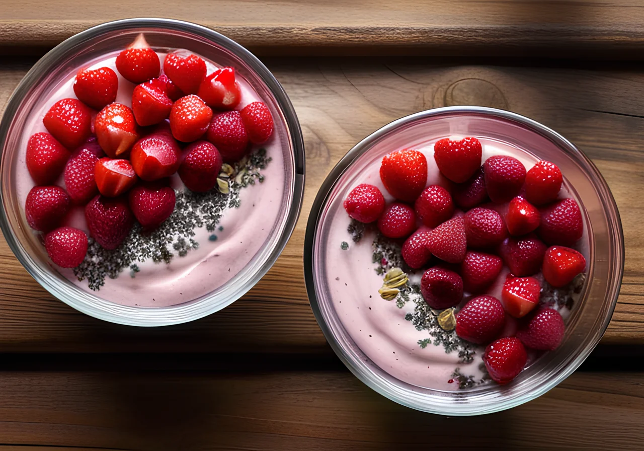 Berry Chia Pudding with Yogurt