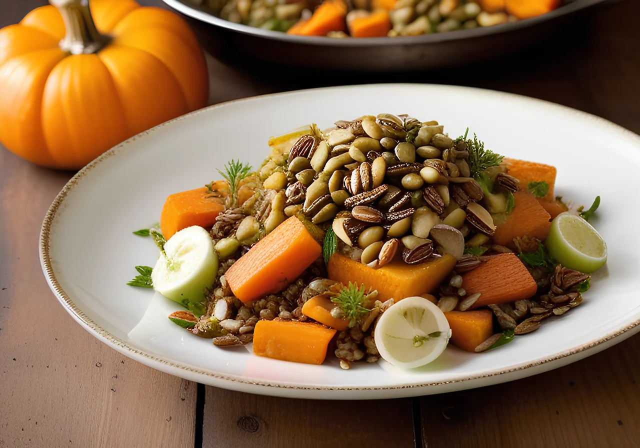 Vegetable Wheat Skillet