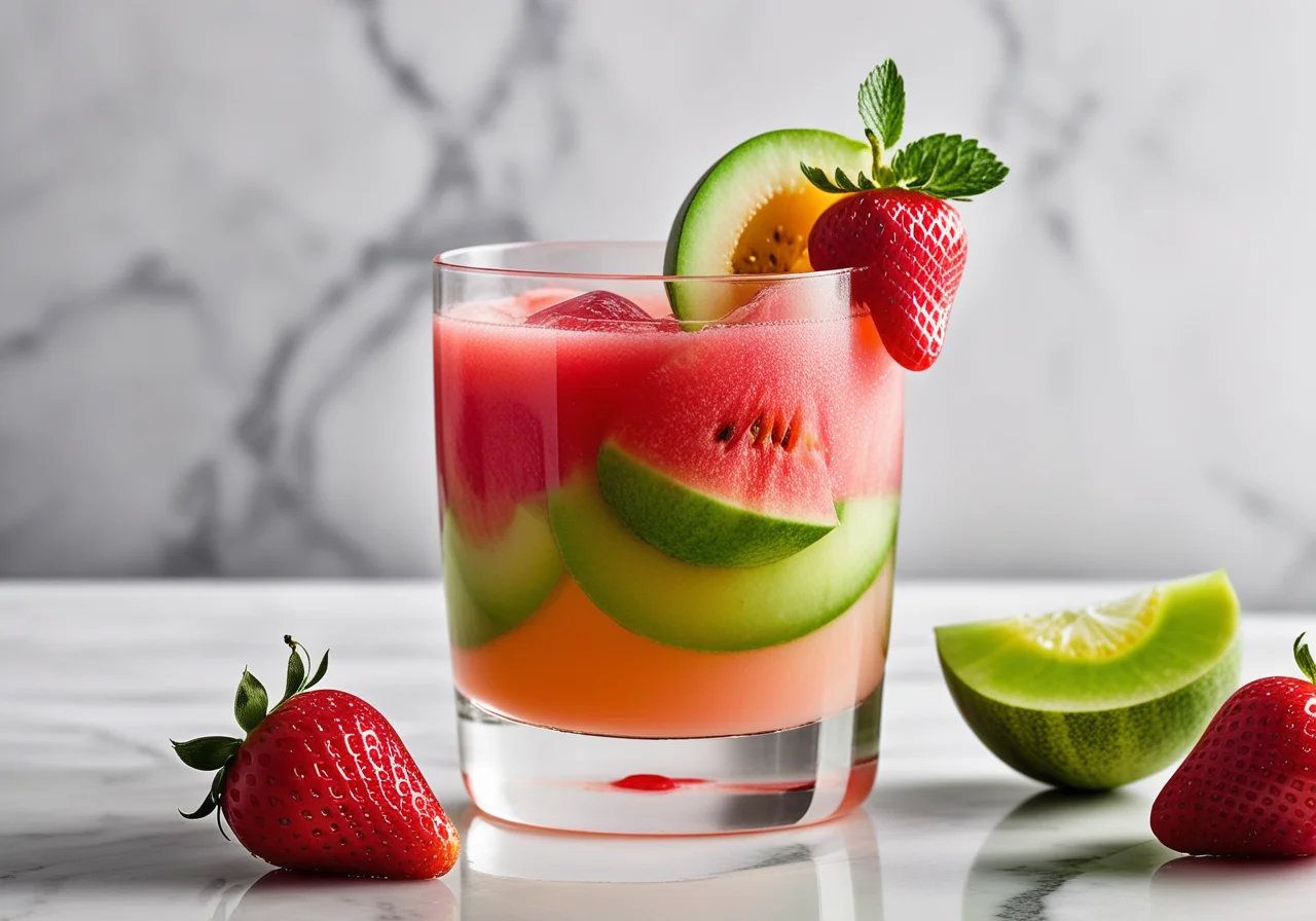 Melon Mood with Strawberry