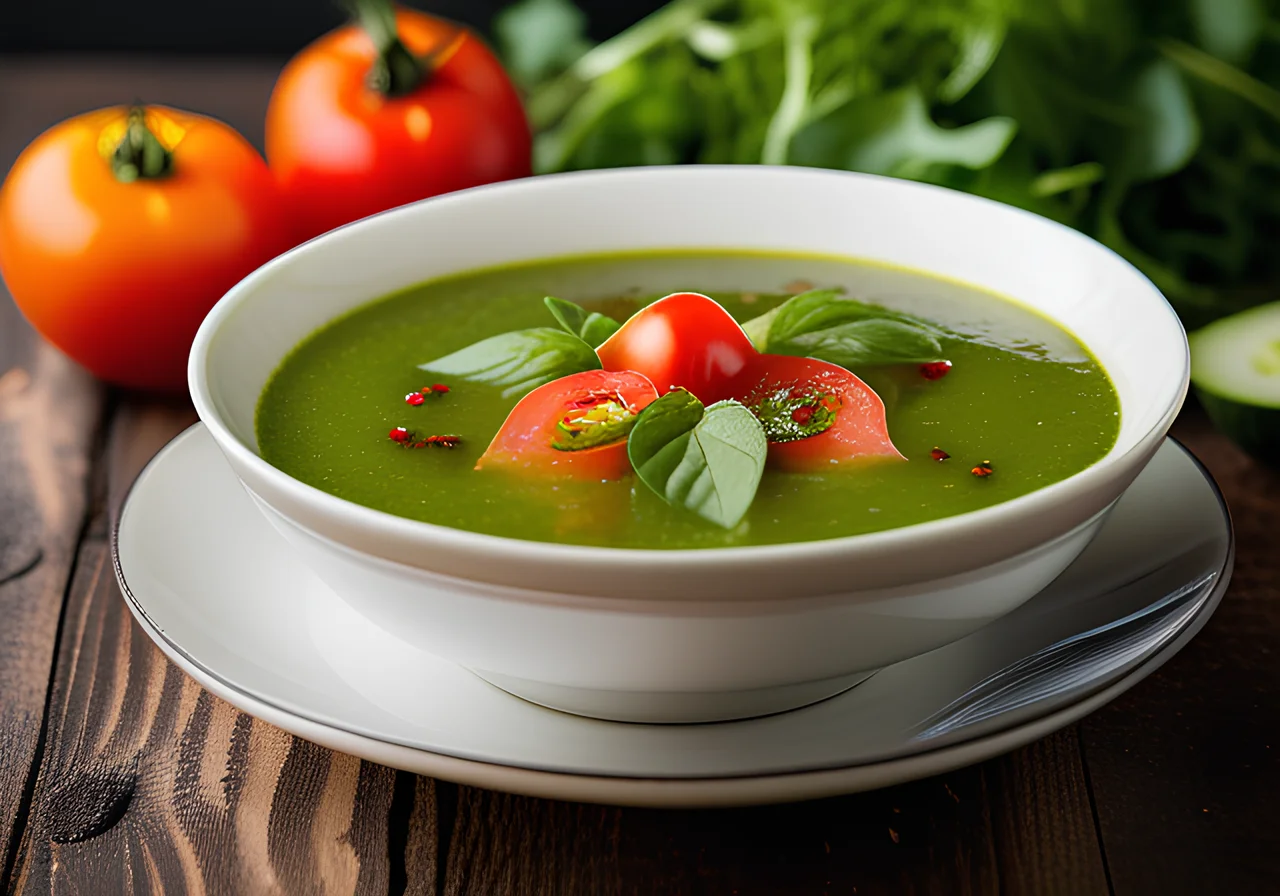 Gazpacho with Basil
