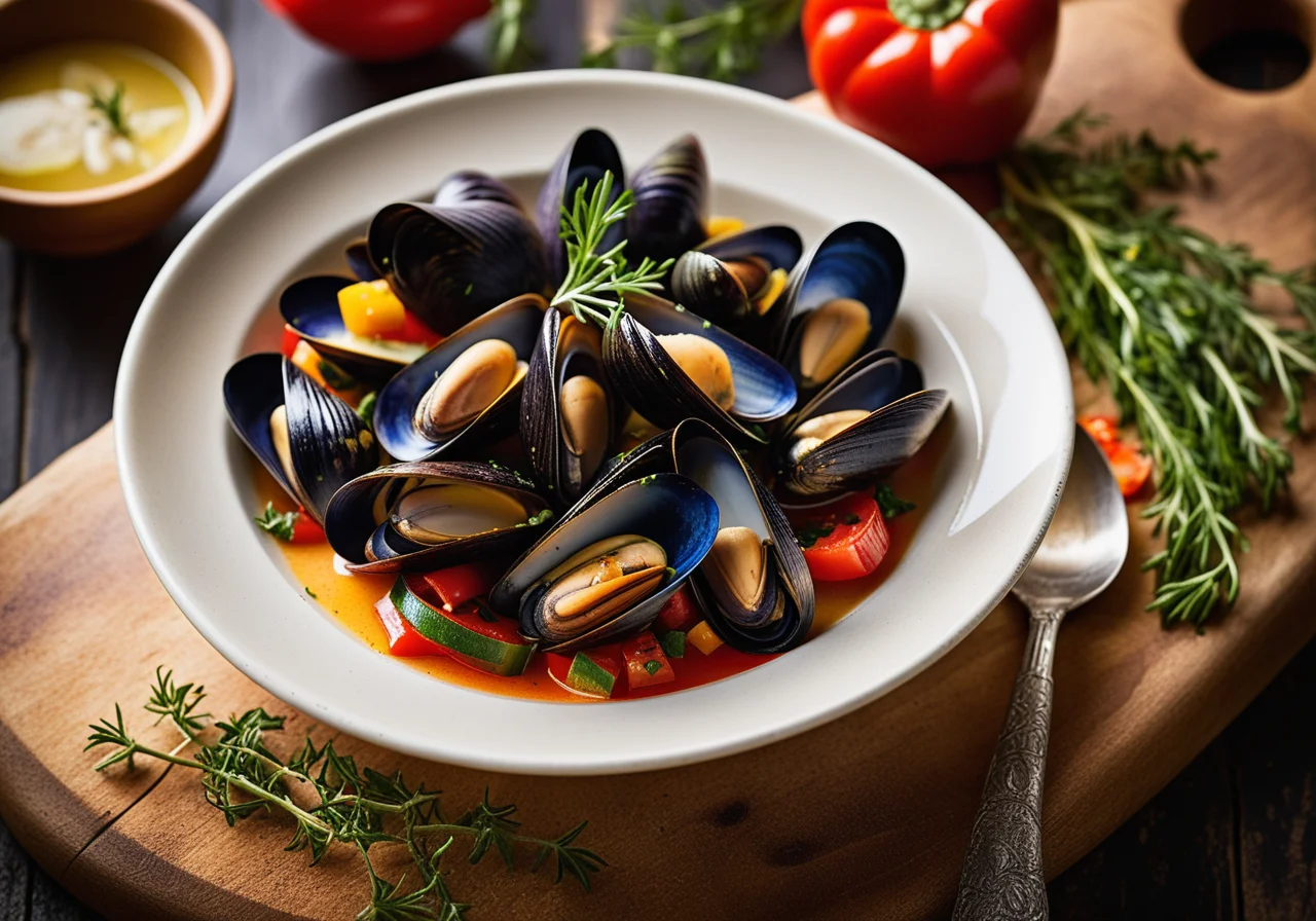 Mussels with Vegetables