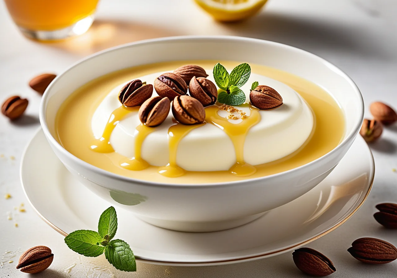 Yogurt with Pistachio Honey