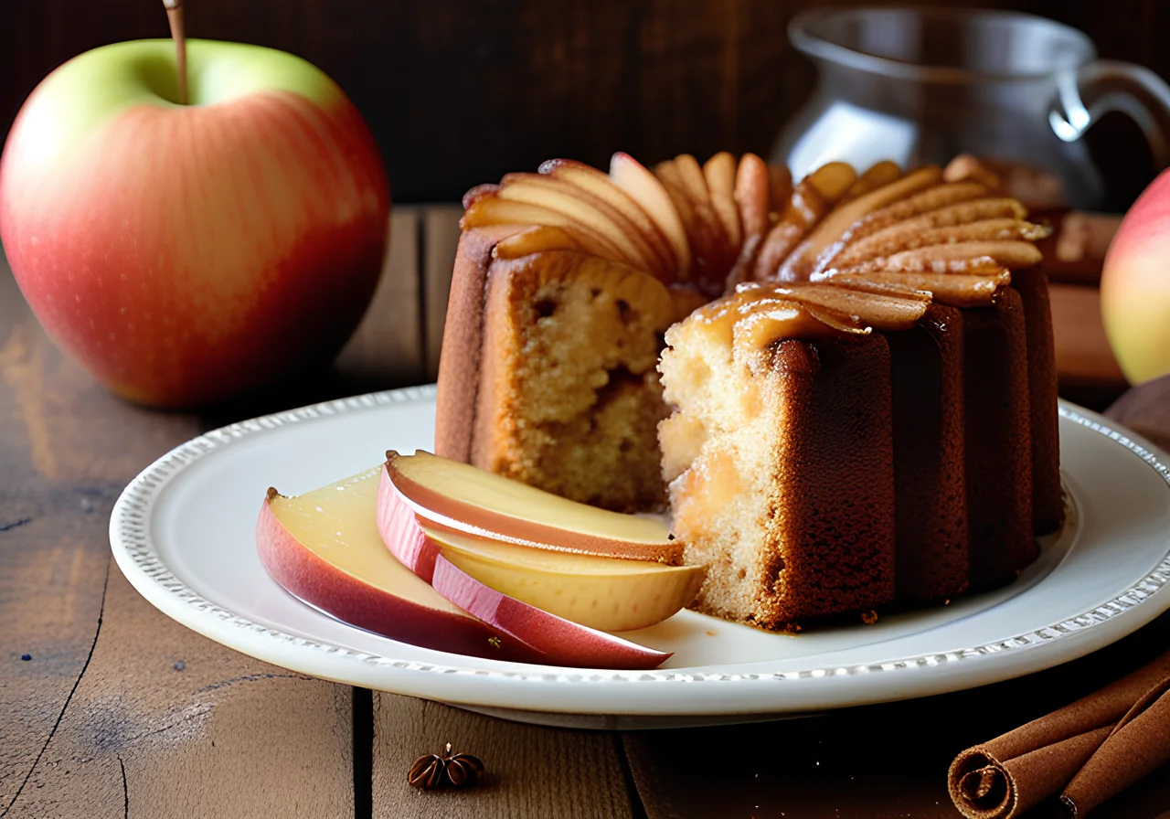 Small French-Style Apple Cake