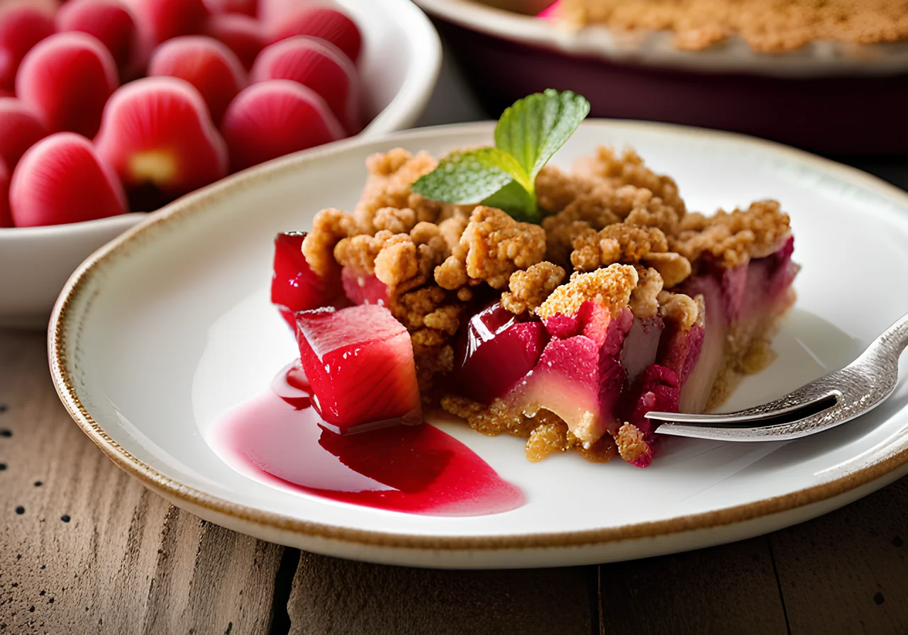 Rhubarb Crumble