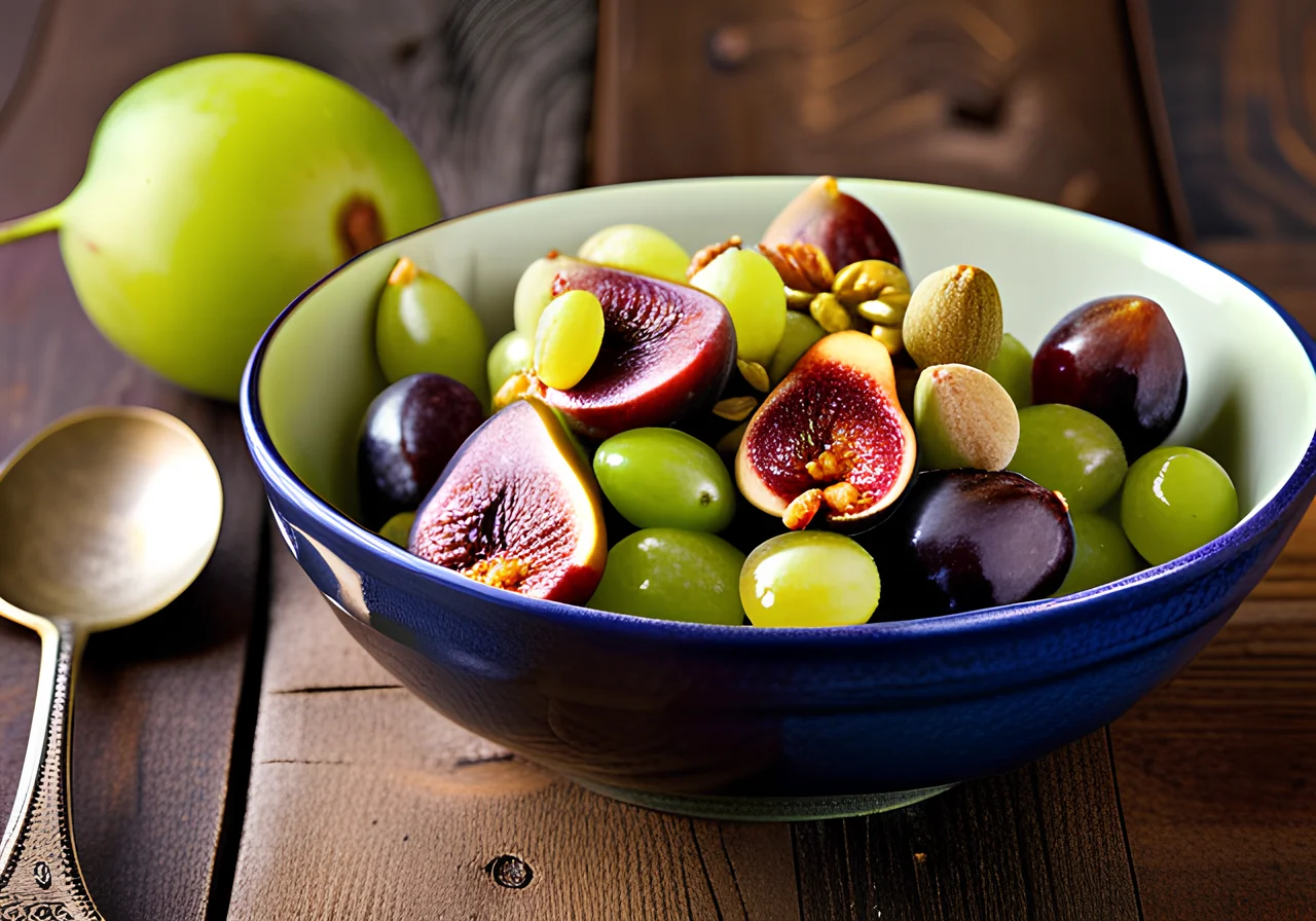 Grape Salad with Figs and Dates