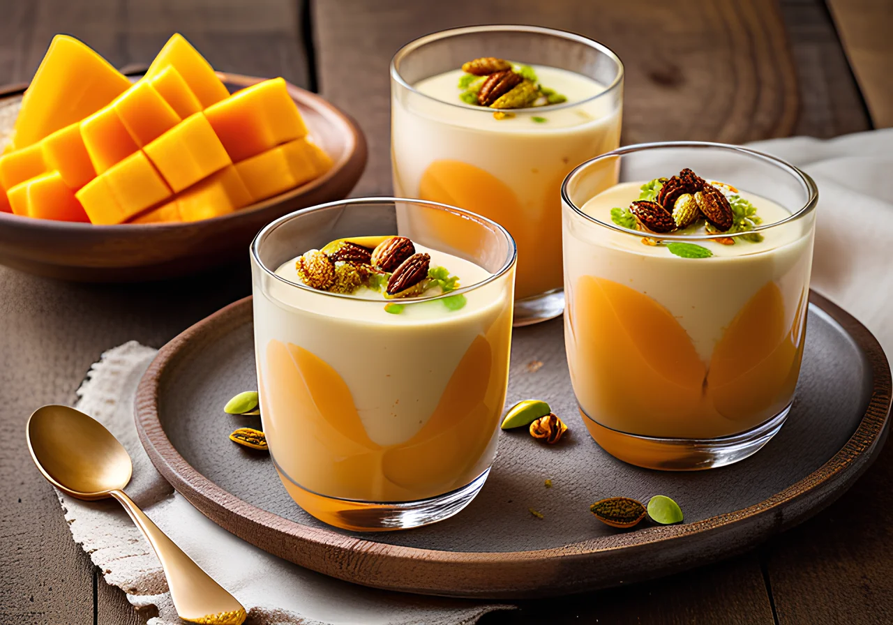 Mango Dessert with Chai Cream