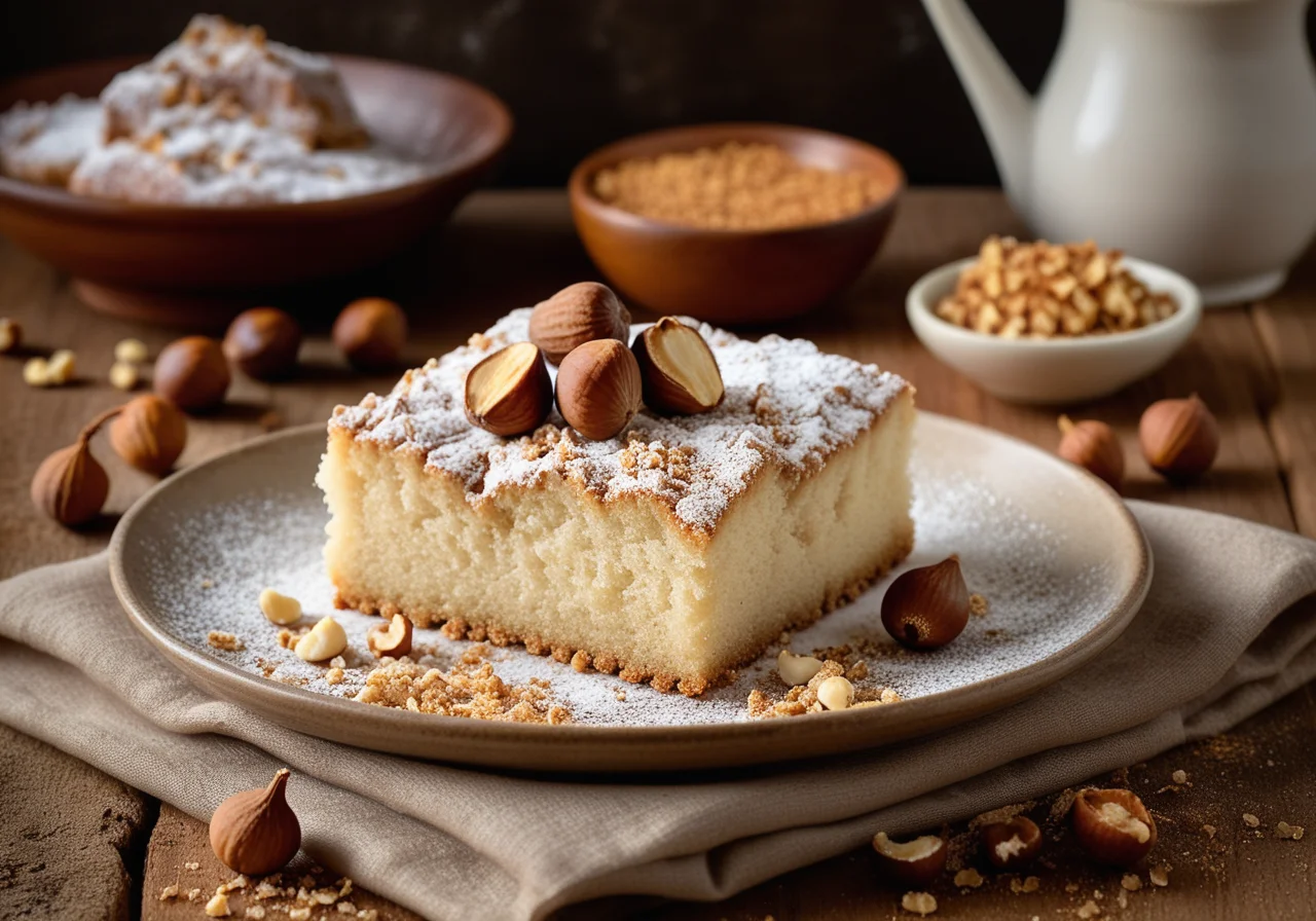 Hazelnut Crumb Cake