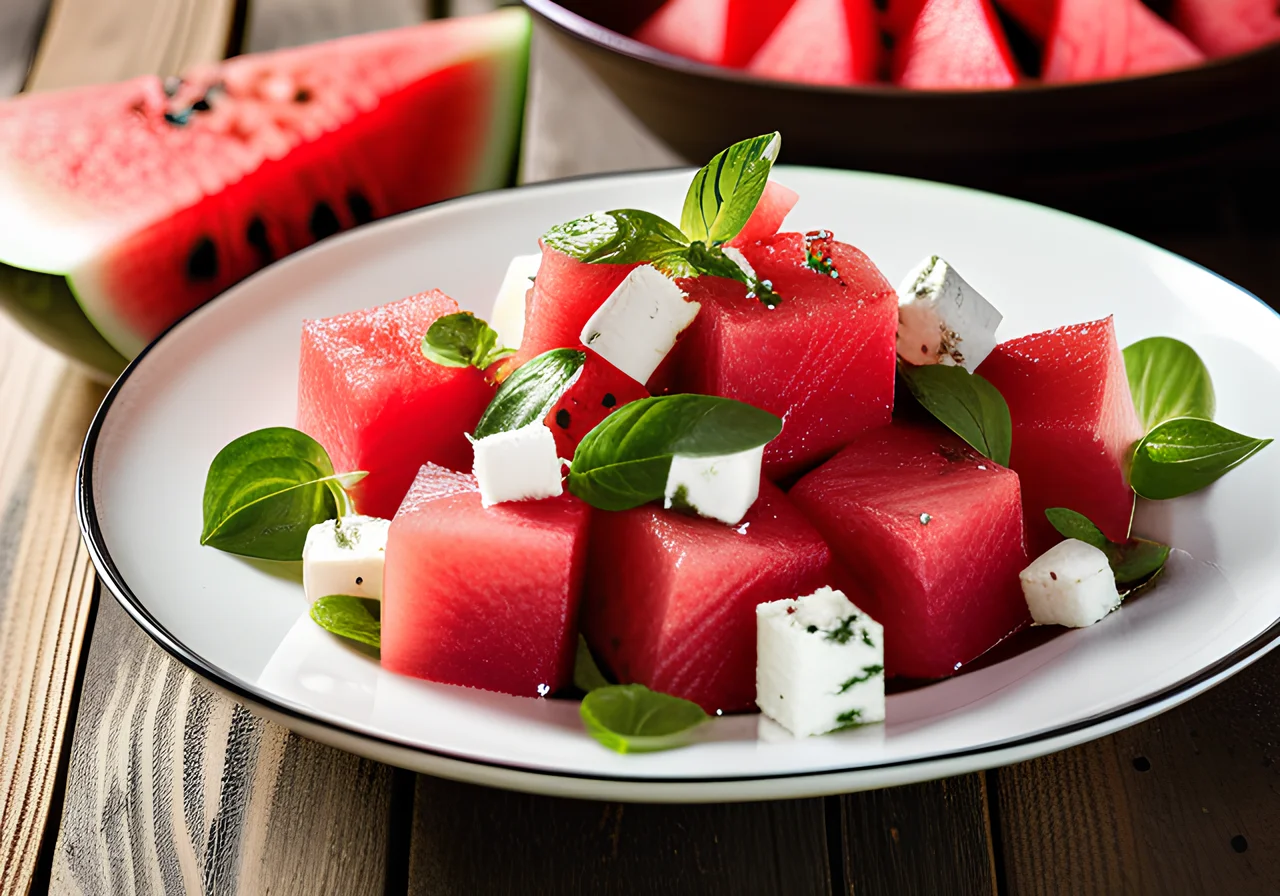 Watermelon Salad with Feta
