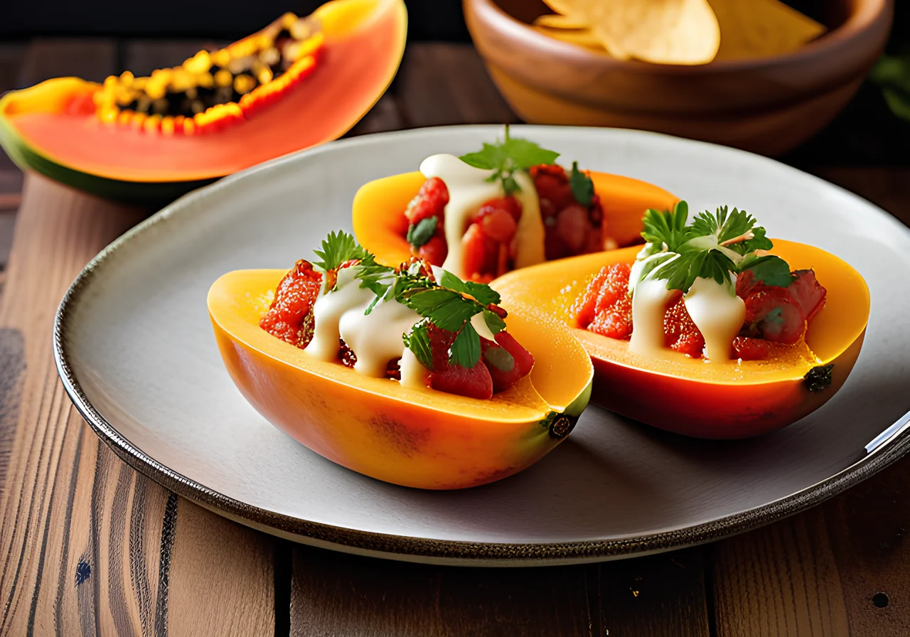 Stuffed Papaya