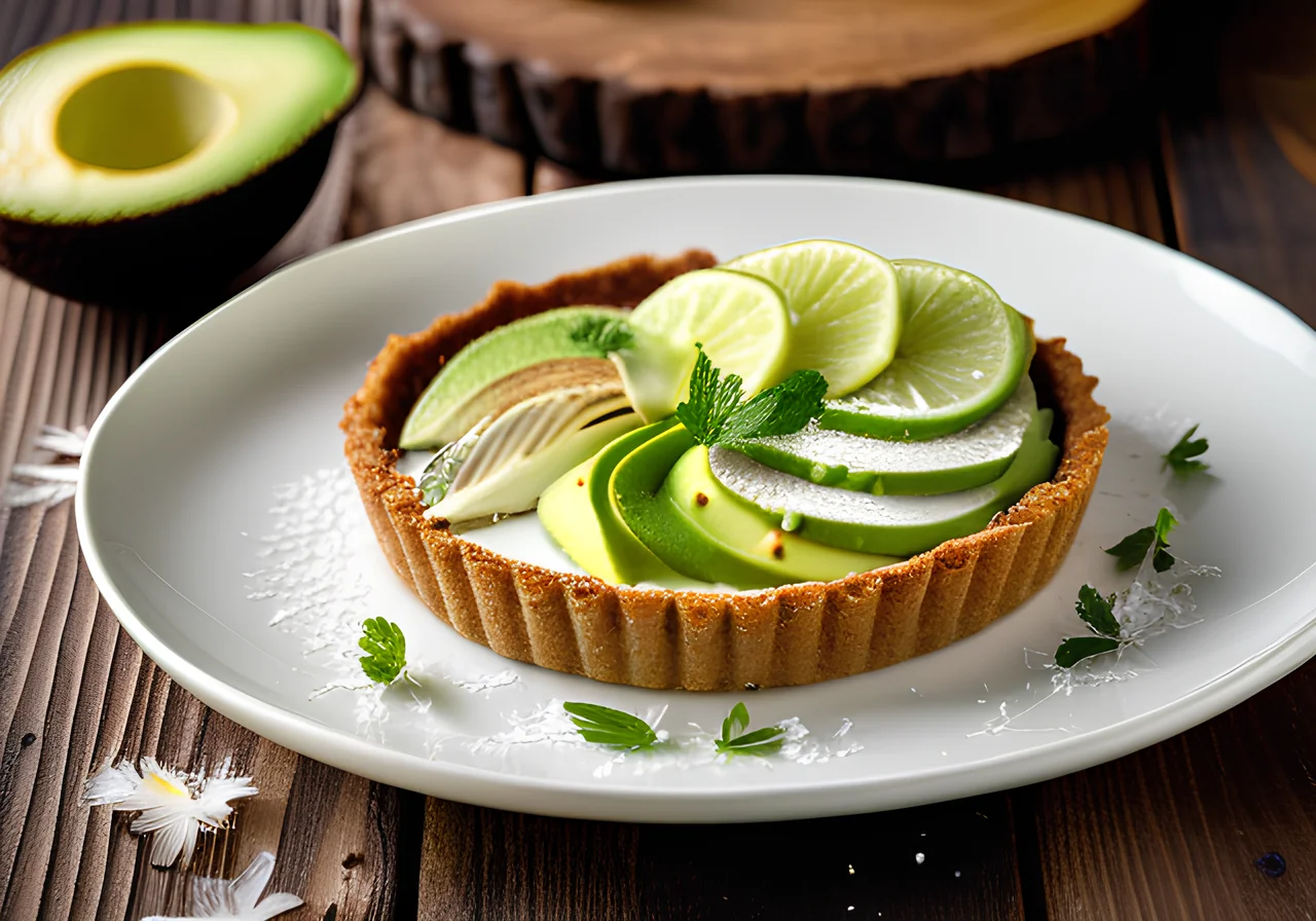 Avocado Lime Tart