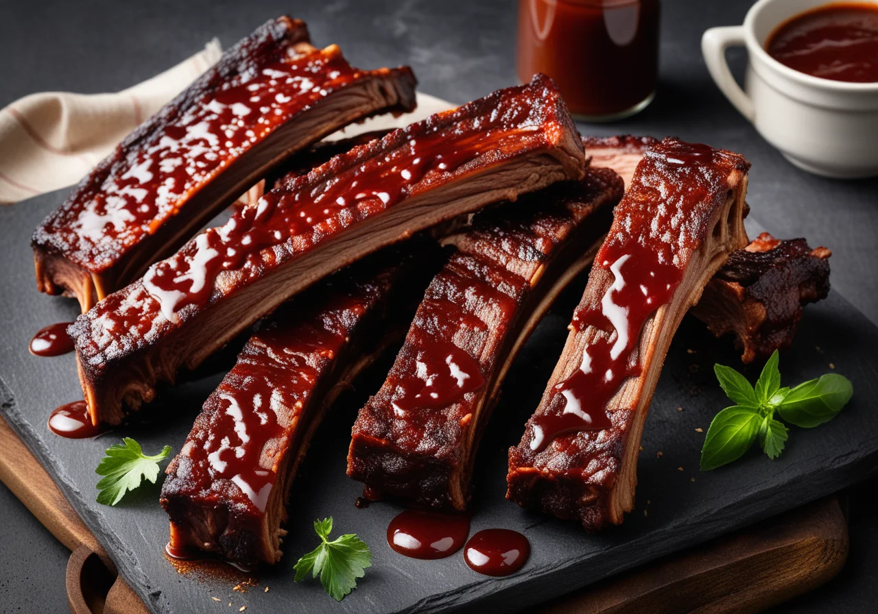 Spare Ribs with Barbecue Sauce