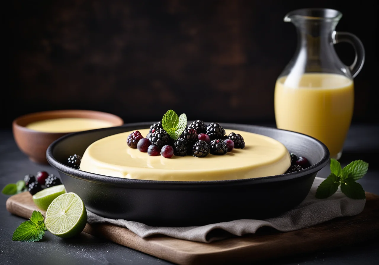 Quark Casserole with Black Currants