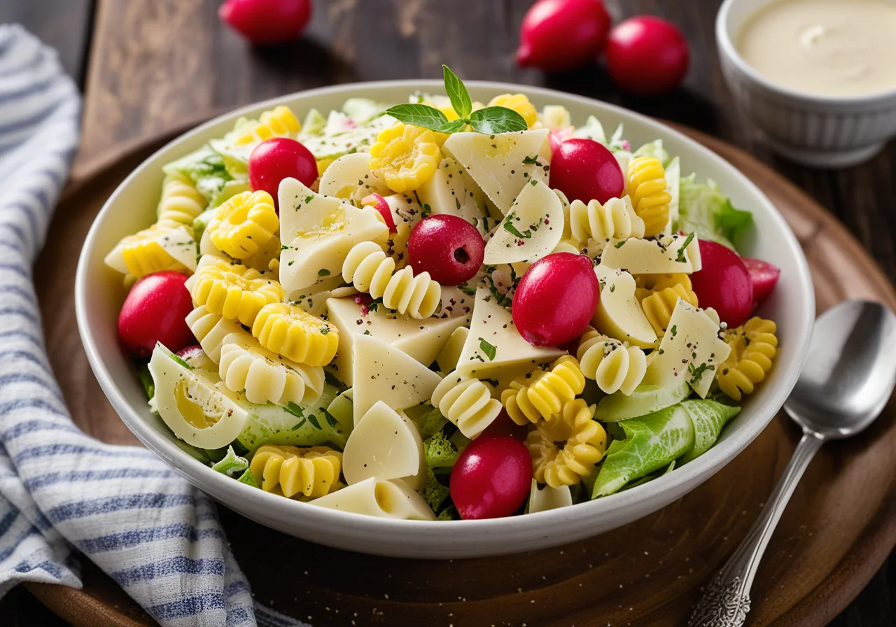 Pasta Salad with Radishes