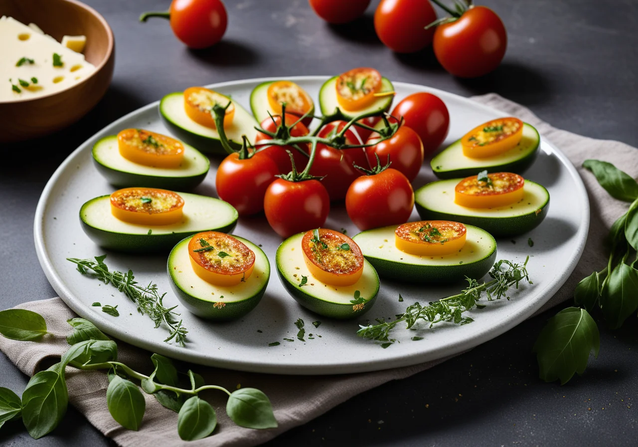 Cheese Stuffed Zucchini