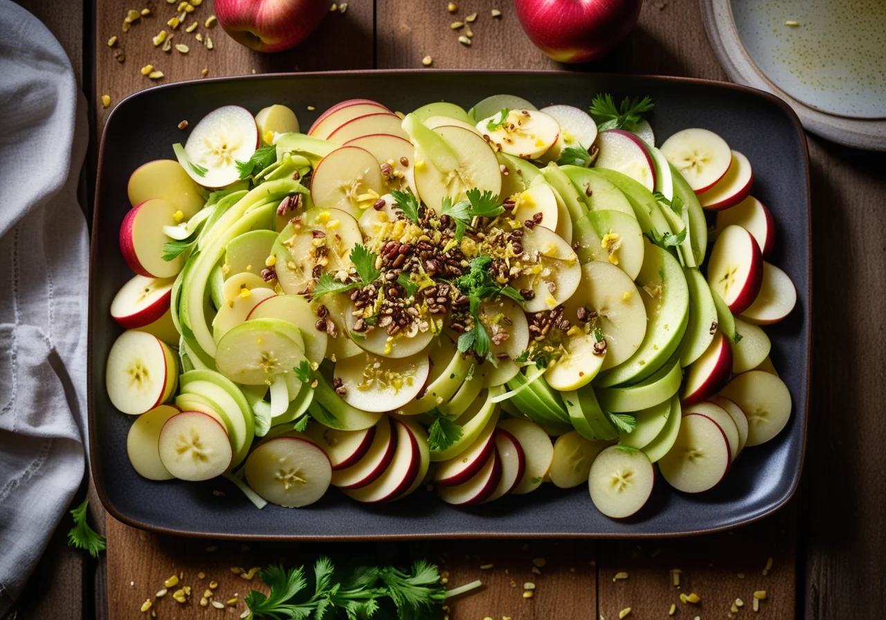 Potato Celery Salad with Apples