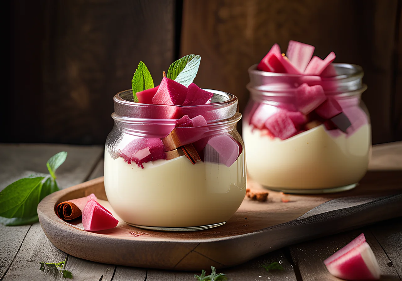 Yogurt Rhubarb Dessert