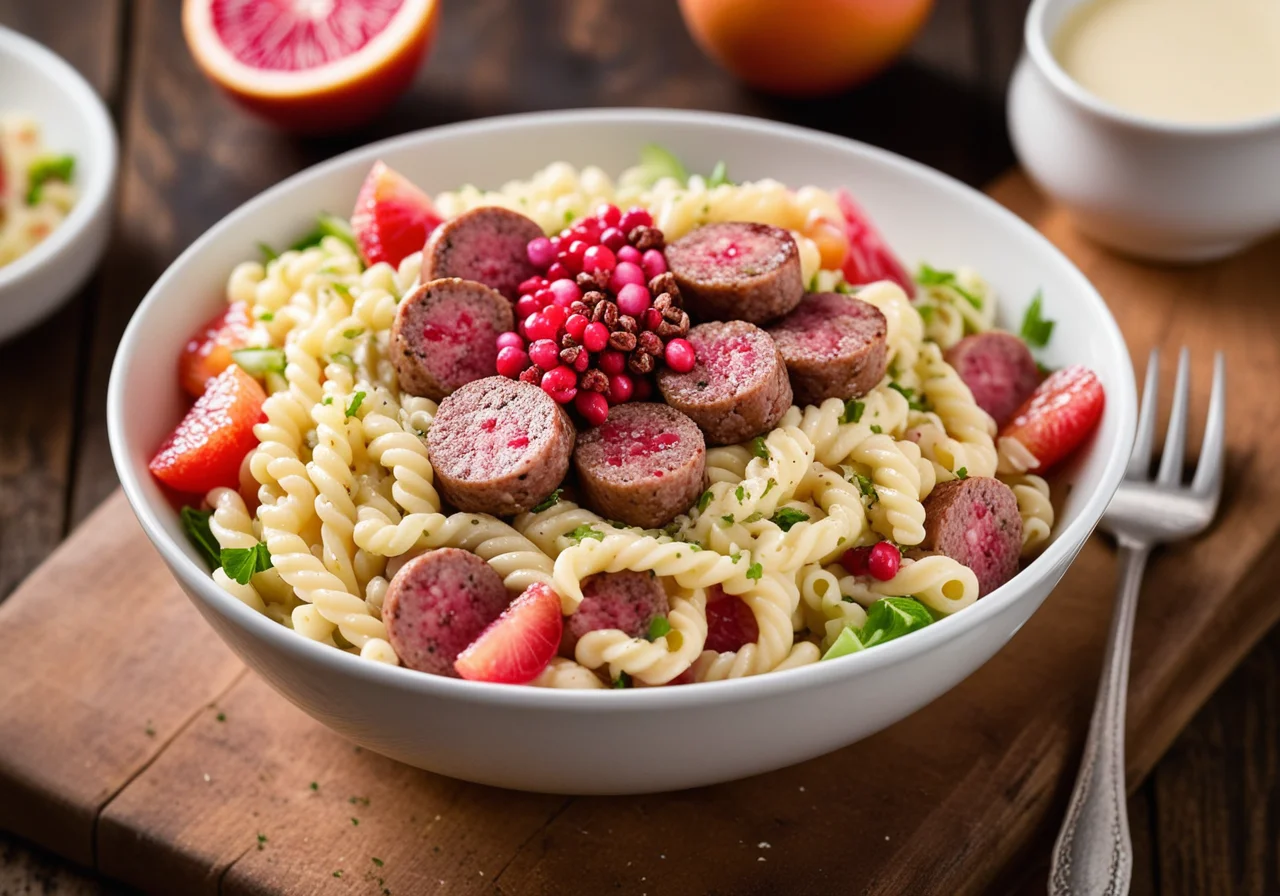 Noodle Sausage Salad