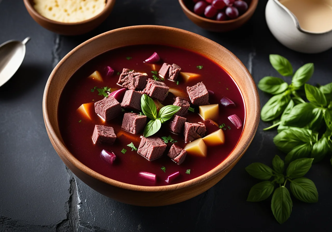 Fruity Venison Goulash Soup