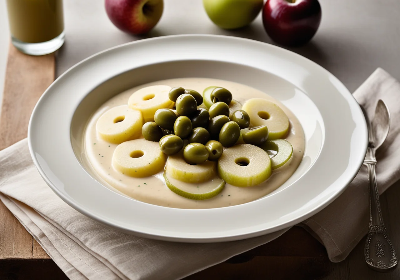 Matjeshering in Cream Sauce